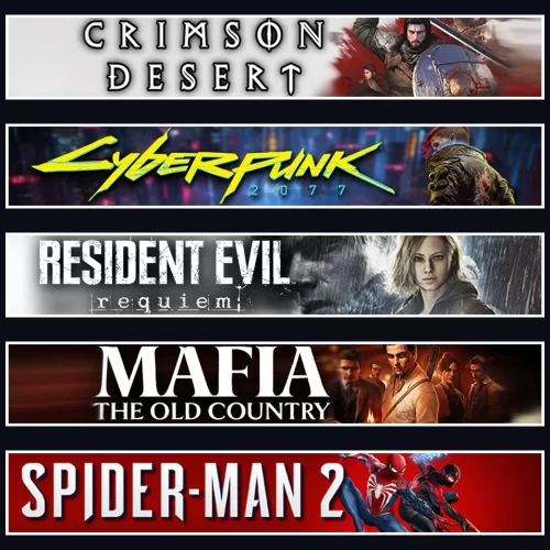 Crimson +Cyber. +Evil 9+Mafia +Spider 2